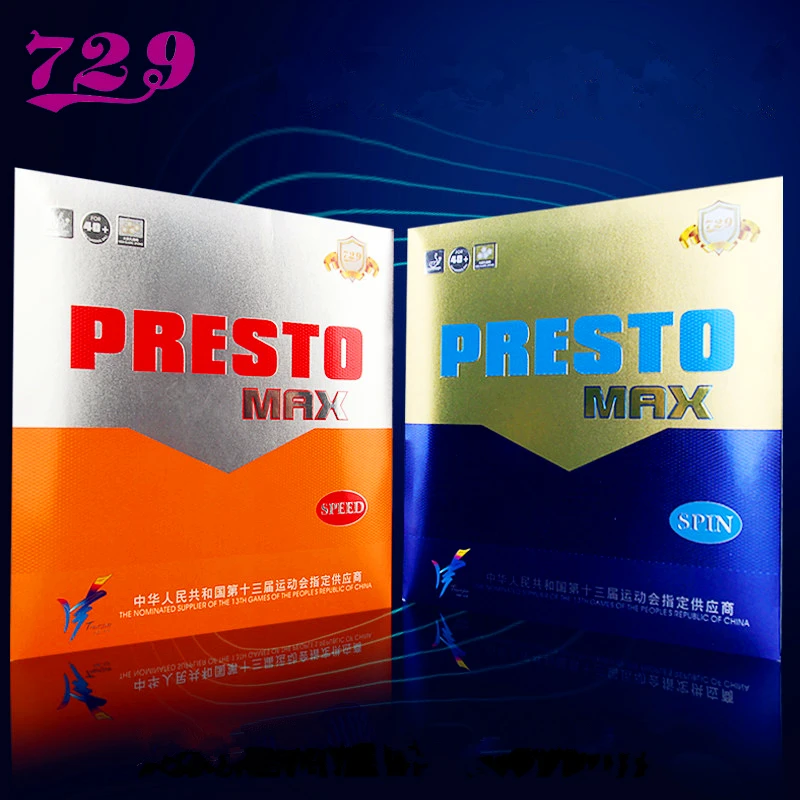 Friendship 729 PRESTO MAX SPIN SPEED Table tennis rubber non-tacky cake macroporous sponge ping pong tenis de mesa
Friendship 729 PRESTO MAX SPIN SPEED Table tennis rubber non-tacky cake macroporous sponge ping pong tenis de mesa