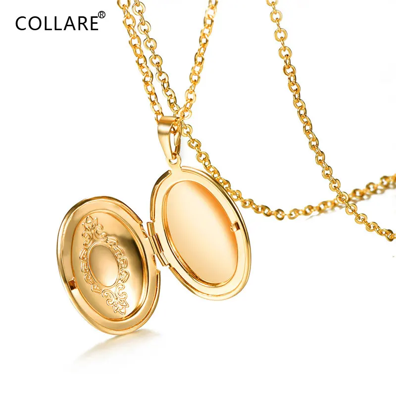 Collare Photo Locket Necklace Gold/Silver Color Secret Message Round Locket Pendant Vintage Necklace Women P843
Collare Photo Locket Necklace Gold/Silver Color Secret Message Round Locket Pendant Vintage Necklace Women P843