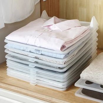 5 Pcs Fast Clothing Fold Board Save Time Anti-wrinkle Clothes Storage Rack Wardrobe Closet Space Saving Organzier Accessories
5 Pcs Fast Clothing Fold Board Save Time Anti-wrinkle Clothes Storage Rack Wardrobe Closet Space Saving Organzier Accessories