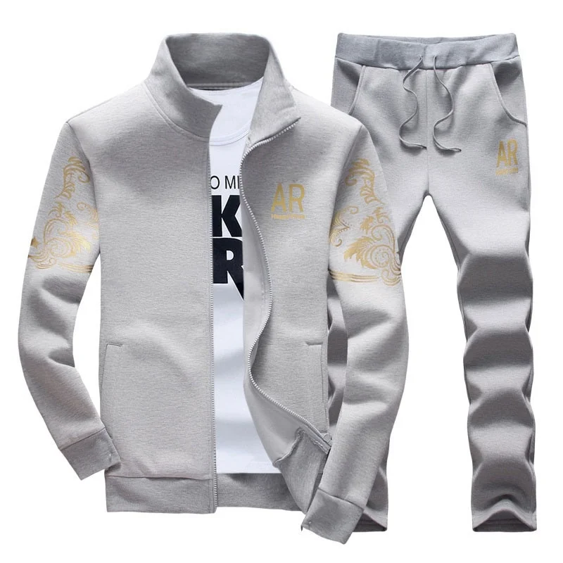 2019 Spring Sweatshirts Tracksuit Men Casual Jackets Male Zipper Slim Fit 2PC Coats + Pants Sets Men Sportswear Moleton Masculin
2019 Spring Sweatshirts Tracksuit Men Casual Jackets Male Zipper Slim Fit 2PC Coats + Pants Sets Men Sportswear Moleton Masculin