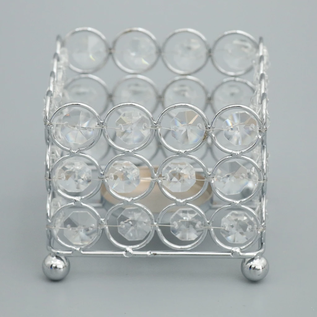 Mosaic Glass Tea Light Moroccan Candle Holder Stand Desk Top Decor for Home Table Dining Window Top Decor