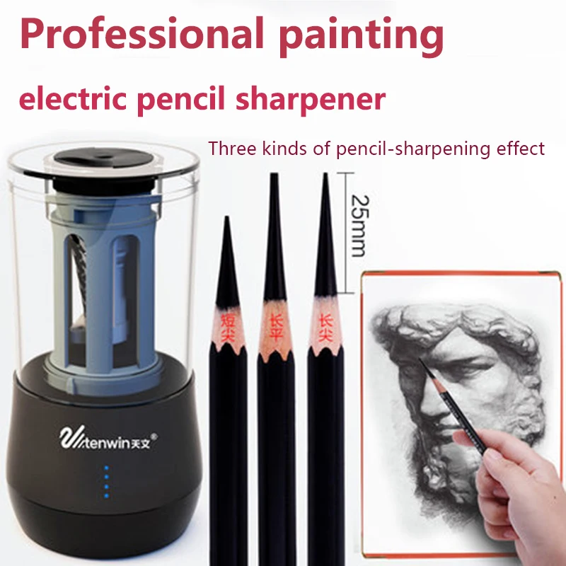 TIHOO Simple Electric Pencil Sharpener Stationery Items Chancery Art Mechanical Sharpener For Kid Automatic Use Safety School
TIHOO Simple Electric Pencil Sharpener Stationery Items Chancery Art Mechanical Sharpener For Kid Automatic Use Safety School