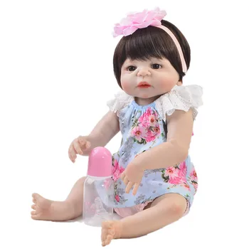 57cm full body Silicone reborn Baby Doll Girl Newbron Lifelike Princess Doll Birthday Girl Gift Bonecas Bebes Reborn Menina
57cm full body Silicone reborn Baby Doll Girl Newbron Lifelike Princess Doll Birthday Girl Gift Bonecas Bebes Reborn Menina