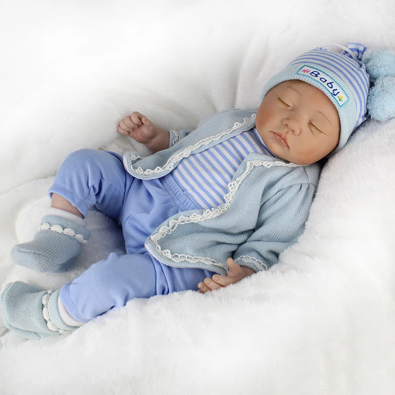 55cm Soft Silicone Reborn Dolls Baby Realistic Soft Body Vinyl Newborn Boneca BeBe Reborn Doll Toys For Kids Girls Birthday Gift
55cm Soft Silicone Reborn Dolls Baby Realistic Soft Body Vinyl Newborn Boneca BeBe Reborn Doll Toys For Kids Girls Birthday Gift