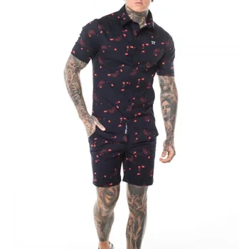 Men Street Shirt and Shorts Summer Bohemia Style Printed Outfit Two Piece Set Fashion Casual Comfortable Homme Men's Set 7.10
Men Street Shirt and Shorts Summer Bohemia Style Printed Outfit Two Piece Set Fashion Casual Comfortable Homme Men's Set 7.10