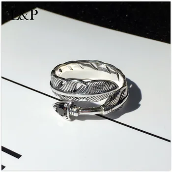 L&P 925 Sterling Silver Mix Macth Rings For Women Classic Feather Rings Fashion Punk Style Brand Fine
L&P 925 Sterling Silver Mix Macth Rings For Women Classic Feather Rings Fashion Punk Style Brand Fine