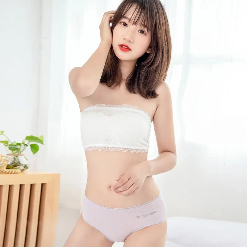 Young Girls Mid Rise Cotton Underwear Ribbed Knit Solid Color Thong Sweet Heart Letters Lace Trim Panties Antibacterial Briefs
Young Girls Mid Rise Cotton Underwear Ribbed Knit Solid Color Thong Sweet Heart Letters Lace Trim Panties Antibacterial Briefs