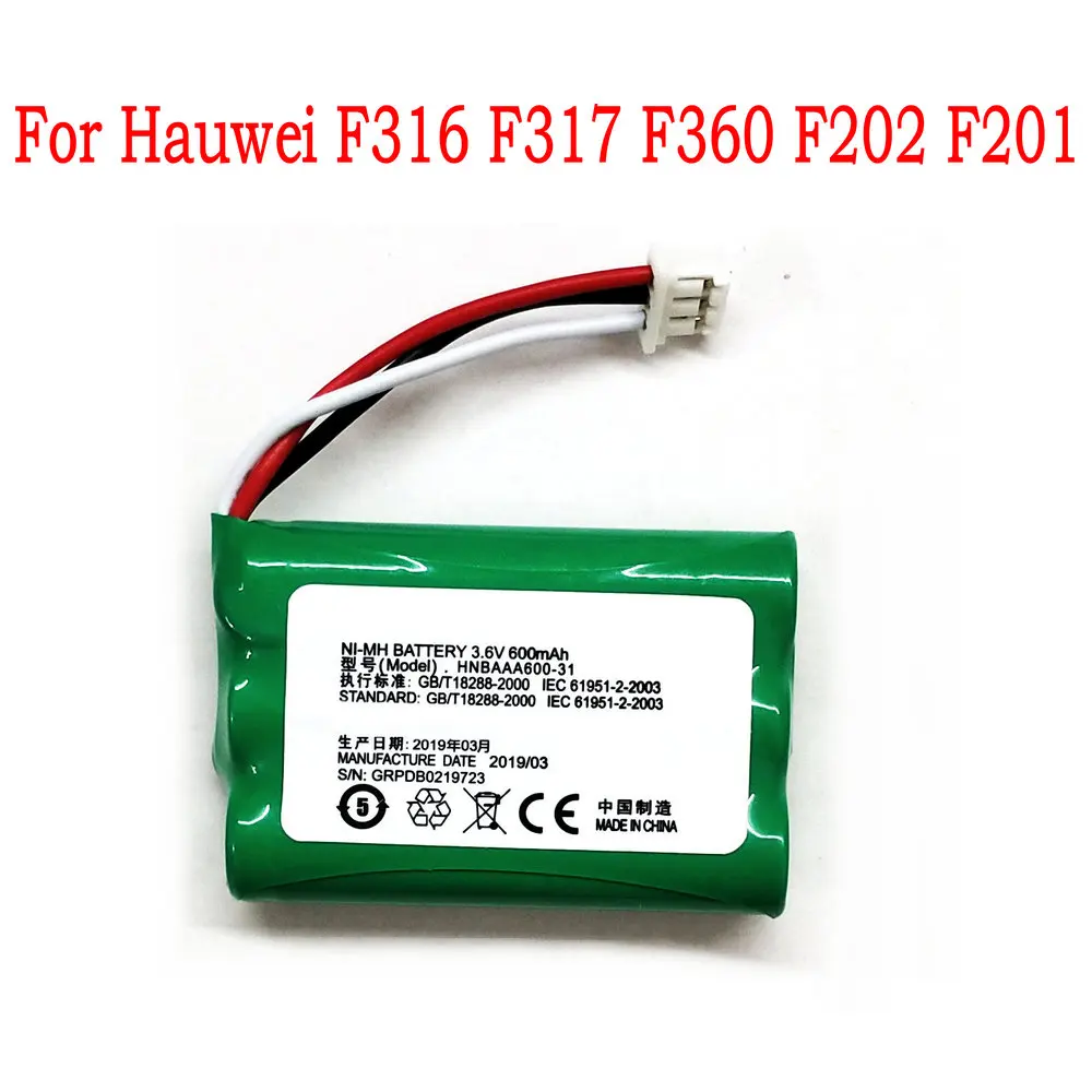 Новый оригинальный аккумулятор 600 мАч HNBAAA600-31 для мобильного телефона Hauwei F316 F317 F360