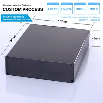 enclosure 6063 aluminum electronic project housing Aluminum network communication electronic equipment box 152*44*130mm
enclosure 6063 aluminum electronic project housing Aluminum network communication electronic equipment box 152*44*130mm