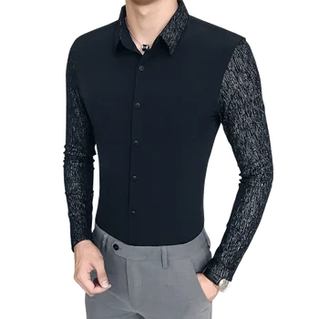 autumn New Black Mens Dress Shirt Fashion Casual Shirt Men Slim Camisa White High Quality Shirts
autumn New Black Mens Dress Shirt Fashion Casual Shirt Men Slim Camisa White High Quality Shirts