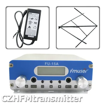FMUSER FU-15A V1.0 FM stereo PLL broadcast transmitter+circularly polarized antenna+power adapter 87.5-108MHZ
FMUSER FU-15A V1.0 FM stereo PLL broadcast transmitter+circularly polarized antenna+power adapter 87.5-108MHZ