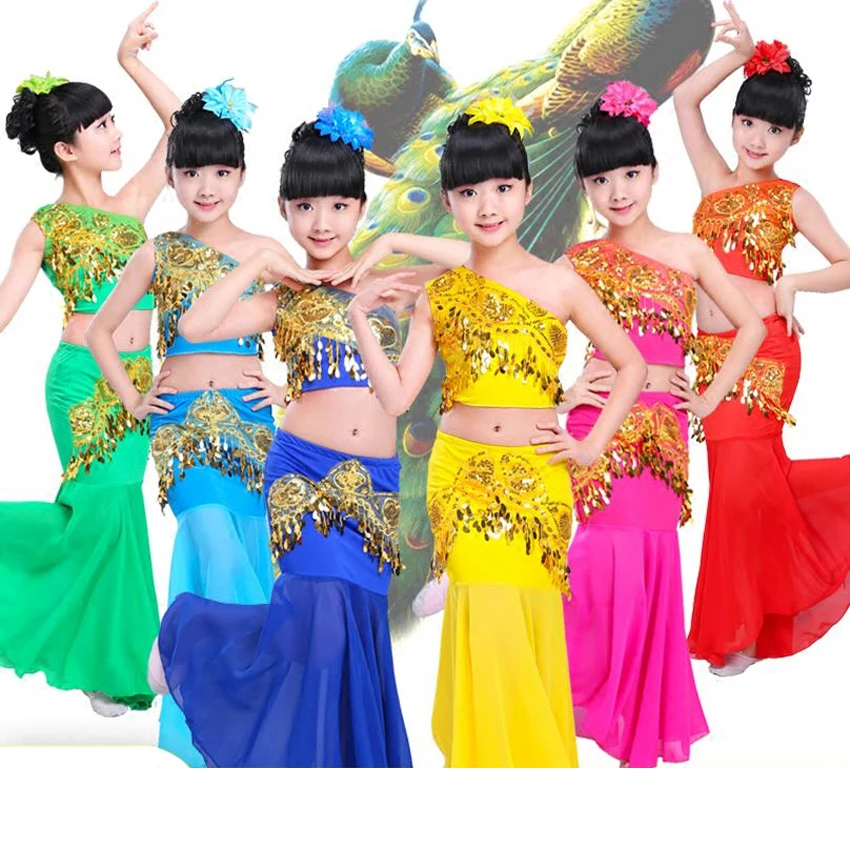 Kids Girls Belly Dancing Costumes 3PCs Women Shoulder Off Vest Fish Tail Skirt Sequin Design Children Cosplay Stage Wear
Kids Girls Belly Dancing Costumes 3PCs Women Shoulder Off Vest Fish Tail Skirt Sequin Design Children Cosplay Stage Wear