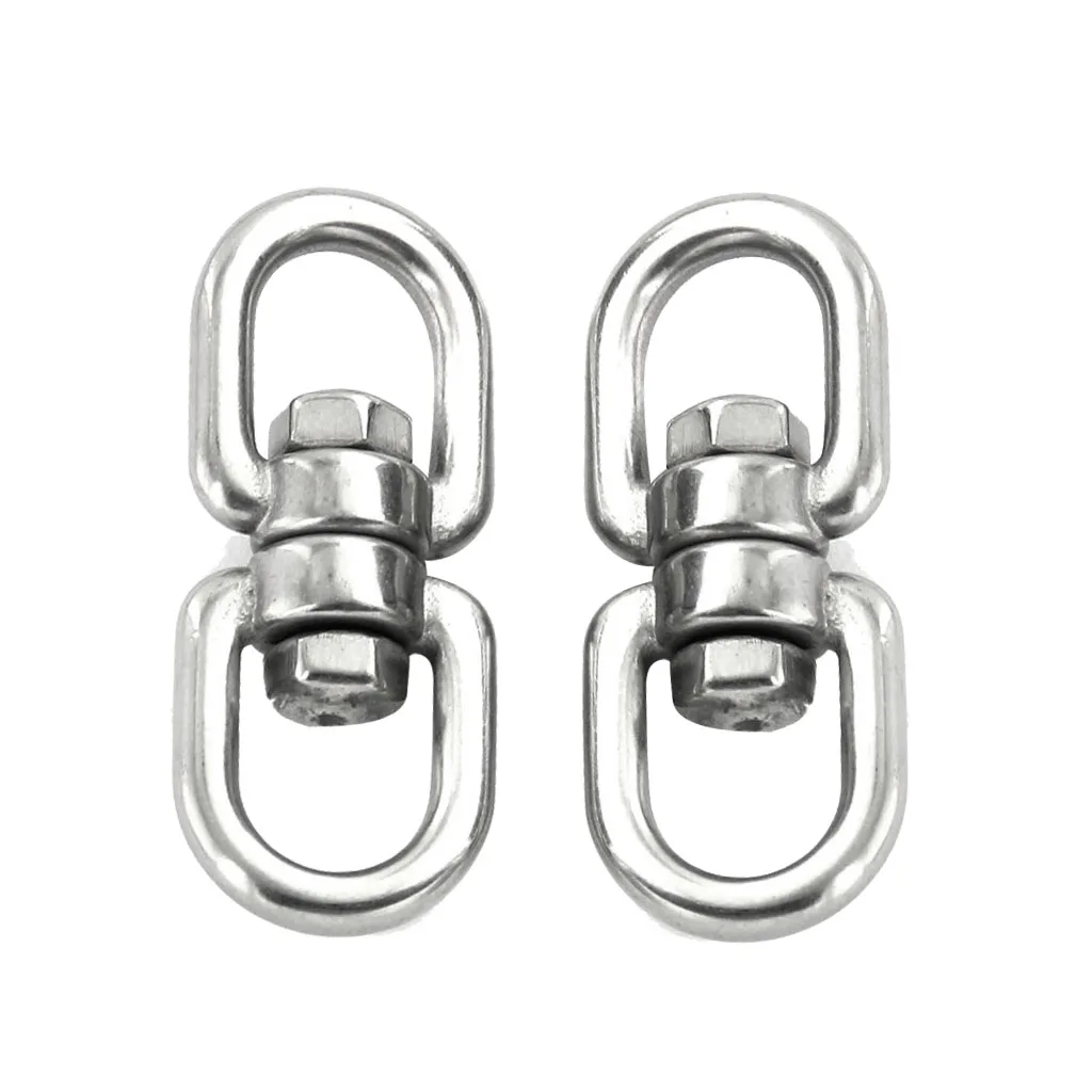 2Pcs Mini Quick Stainless Steel Hook Carabiners Connect Buckles 360 Degree Rotating for Climbing Hiking Outdoor Activities
2Pcs Mini Quick Stainless Steel Hook Carabiners Connect Buckles 360 Degree Rotating for Climbing Hiking Outdoor Activities
