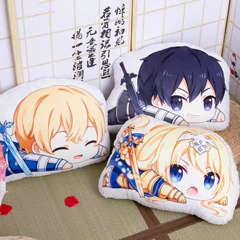 Anime Sword Art Online Alicization Cosplay Doll Plush Stuffed Cushion Kirito Eugeo Alice Cute Throw Pillow Toy Gift
Anime Sword Art Online Alicization Cosplay Doll Plush Stuffed Cushion Kirito Eugeo Alice Cute Throw Pillow Toy Gift