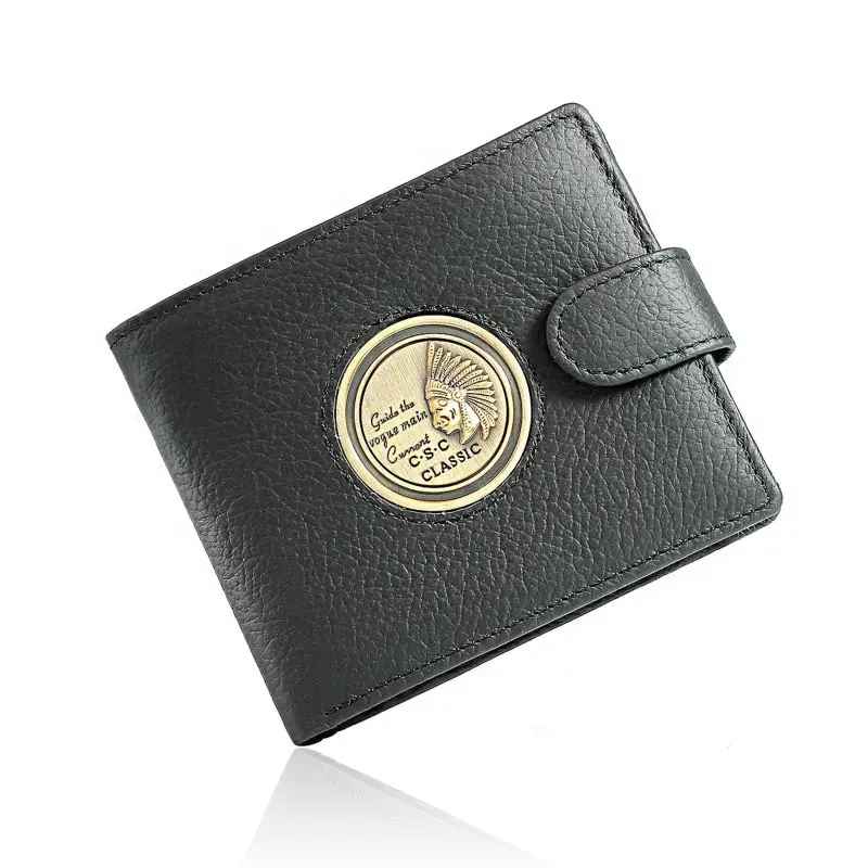 Mens Gentleman Black Real Genuine Cowhide Leather Bifold Clutch Wallet Coin Purse Pouch ID Card Dollar Package Indian Head
Mens Gentleman Black Real Genuine Cowhide Leather Bifold Clutch Wallet Coin Purse Pouch ID Card Dollar Package Indian Head