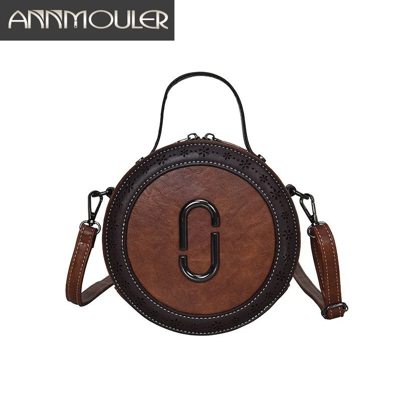 Annmouler Brand Women Handbags Fashion Pu Leather Shoulder Bag Casual Round Cute Bag Adjustable Crossbody Bag for Girls
Annmouler Brand Women Handbags Fashion Pu Leather Shoulder Bag Casual Round Cute Bag Adjustable Crossbody Bag for Girls