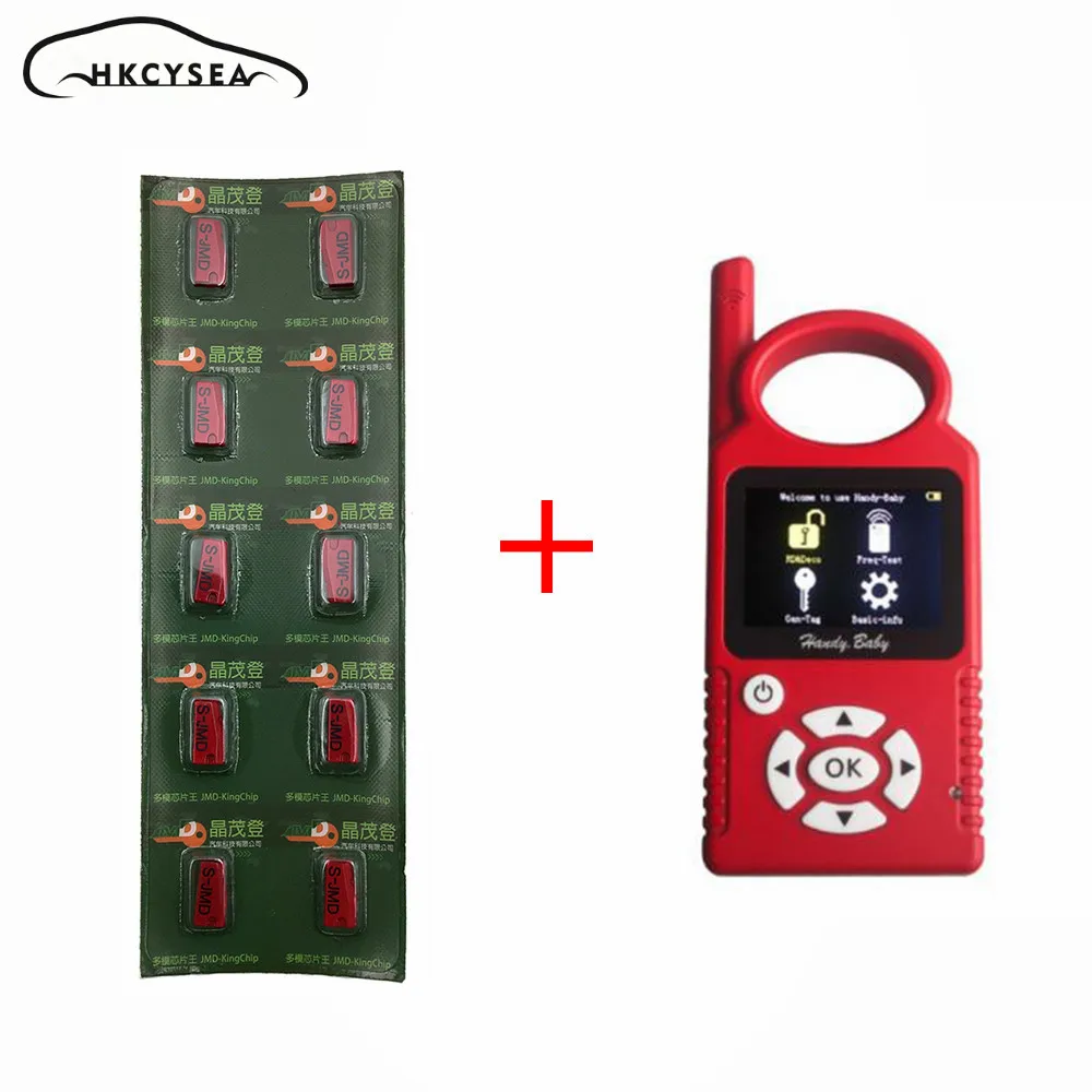JMD Handy Baby Car Key Copy Auto Key Chip Programmer for 4D/46/48/G Chips with 10pcs JMD Super KING Chip no G no 48 Function
JMD Handy Baby Car Key Copy Auto Key Chip Programmer for 4D/46/48/G Chips with 10pcs JMD Super KING Chip no G no 48 Function