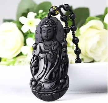 Koraba Fine Jewelry Natural Hand-carved Three-dimensional Guanyin Obsidian Pendant Yoga Postures Free Shipping
Koraba Fine Jewelry Natural Hand-carved Three-dimensional Guanyin Obsidian Pendant Yoga Postures Free Shipping