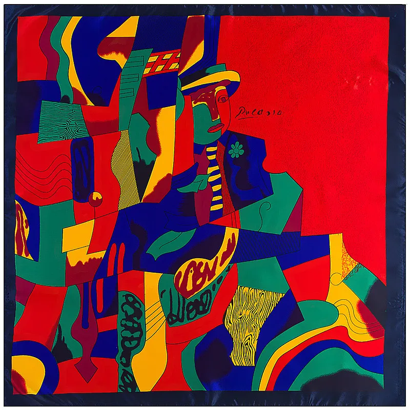 Mosoga Classic Famous Oil Painting Contrast Color Silk Satin Women Scarf 90-90cm Big Square Handkerchief New Arrival Winter Wrap
Mosoga Classic Famous Oil Painting Contrast Color Silk Satin Women Scarf 90-90cm Big Square Handkerchief New Arrival Winter Wrap