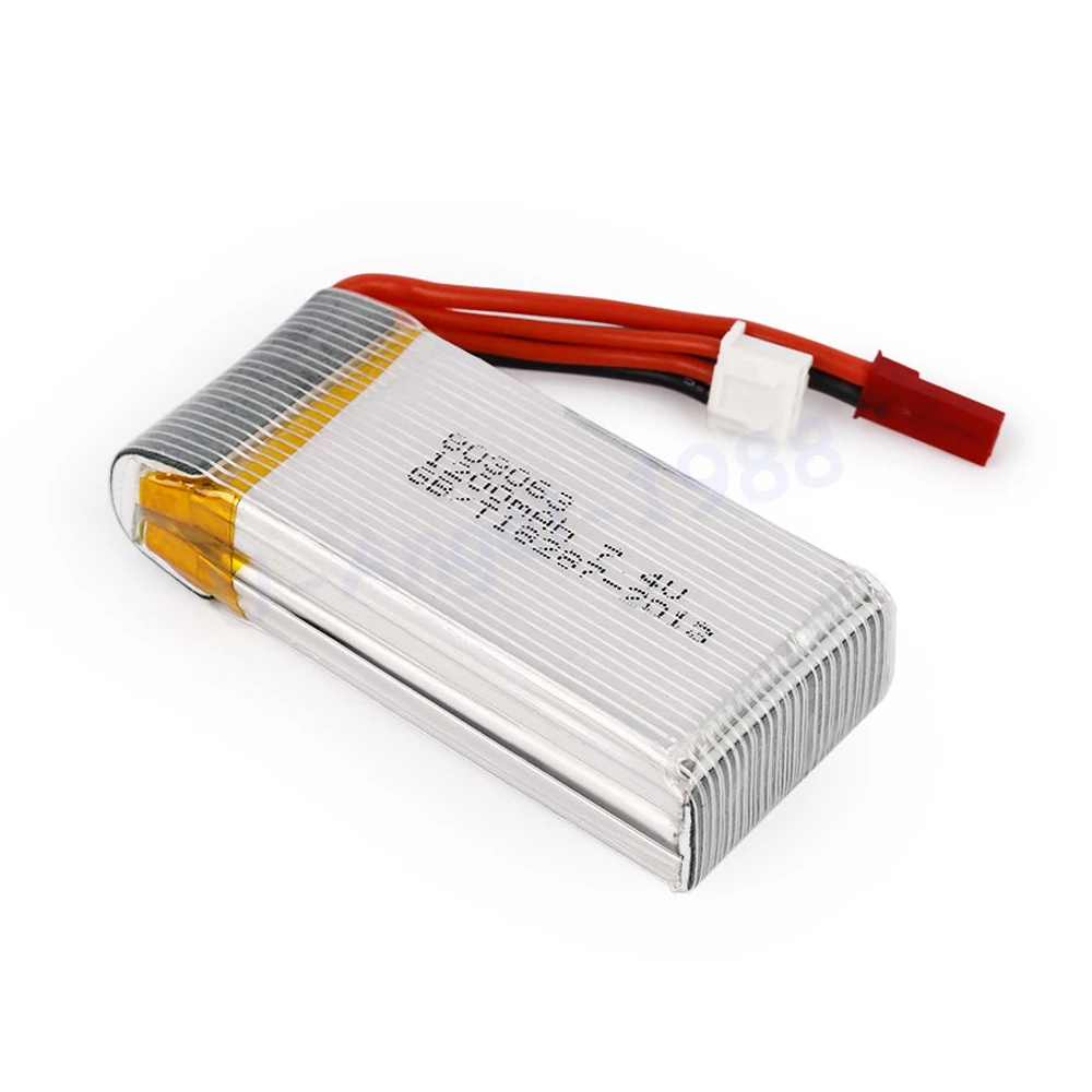 1pcs Lipo Battery 7.4V 1200mAh 30C 803063 JST Plug RC Quadcopter Battery for MJX X101/ H16
1pcs Lipo Battery 7.4V 1200mAh 30C 803063 JST Plug RC Quadcopter Battery for MJX X101/ H16