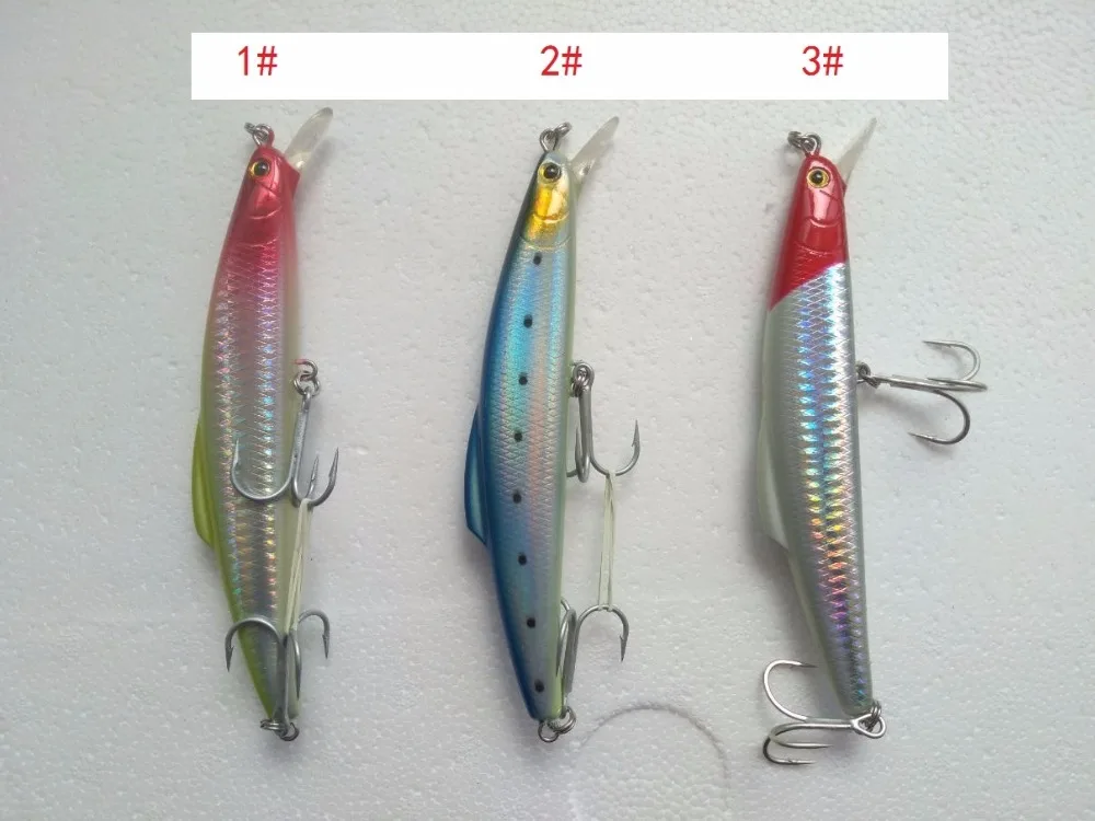 Minnow Bait Fishing lure Fishing tackle Deep Swim Bait VMC Hook 14cm/30g Sinking Type Yellow Body With Red Head Color
Minnow Bait Fishing lure Fishing tackle Deep Swim Bait VMC Hook 14cm/30g Sinking Type Yellow Body With Red Head Color