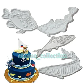 DIY Cake Chocolate Mold 3D Plastic Fish Shaped Plastic Printing Biscuits Cookies Cutter Embosser Fondant Cake Decorating Tools
DIY Cake Chocolate Mold 3D Plastic Fish Shaped Plastic Printing Biscuits Cookies Cutter Embosser Fondant Cake Decorating Tools