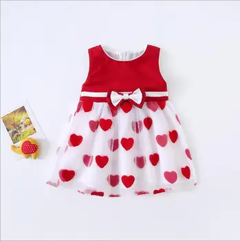 Princess Baby Girl Dress 2020 Summer Red Heart Print Sleeveless Baby Wear Toddler Girls Clothes Kids Dresses 1-4 years
Princess Baby Girl Dress 2020 Summer Red Heart Print Sleeveless Baby Wear Toddler Girls Clothes Kids Dresses 1-4 years