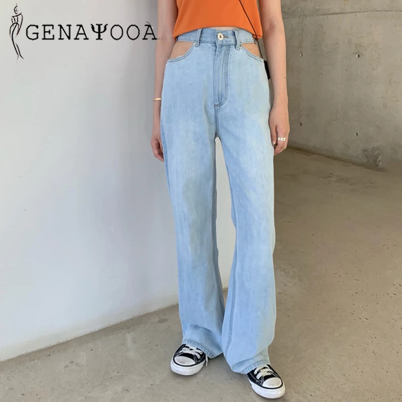 Genayooa High Waist Boyfriend Jeans For Women Hollow Out Waist Befree Ladies Denim Jeans Woman Wide Leg Pants Korean 2019
Genayooa High Waist Boyfriend Jeans For Women Hollow Out Waist Befree Ladies Denim Jeans Woman Wide Leg Pants Korean 2019