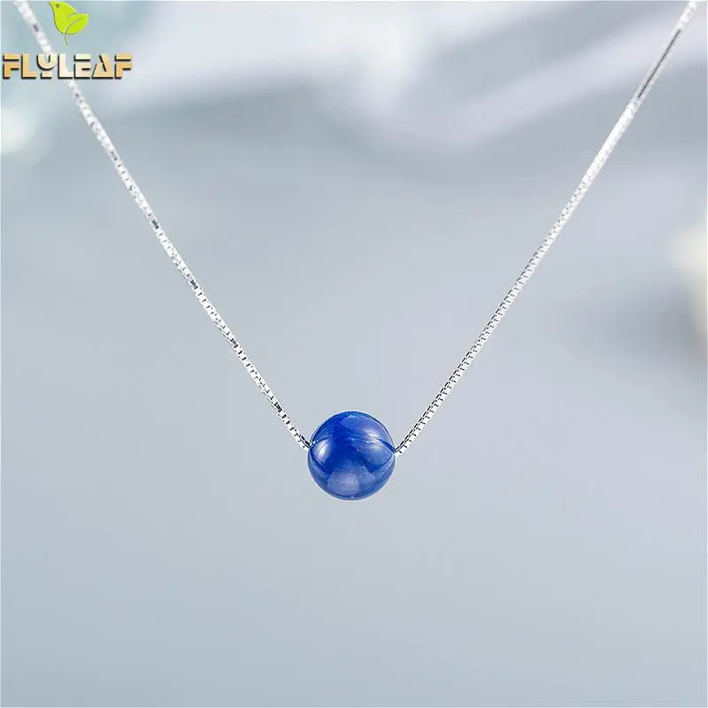 Flyleaf 925 Sterling Silver Necklace Women Natural Stone Kyanite Fashion Chain Fine Jewelry Party Simple Necklaces & Pendants
Flyleaf 925 Sterling Silver Necklace Women Natural Stone Kyanite Fashion Chain Fine Jewelry Party Simple Necklaces & Pendants