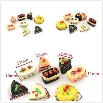 8 pieces for dollhouse assorted flavored chocolate strawberry cherry pie miniature Cake
8 pieces for dollhouse assorted flavored chocolate strawberry cherry pie miniature Cake