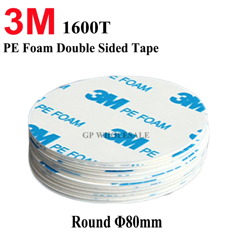 3M 1600T Round 80mm Glue Sticker For Dash Pad Mount Disc Car DVR GPS Recorder Navigator Suction Cup Holder Adhesive Fixing Pad
3M 1600T Round 80mm Glue Sticker For Dash Pad Mount Disc Car DVR GPS Recorder Navigator Suction Cup Holder Adhesive Fixing Pad
