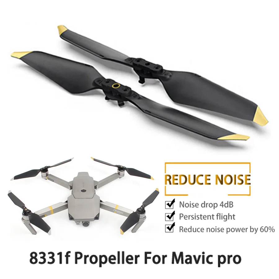 MAVIC PRO 8331F Noise Reduction Propellers Quick Release CW CCW Propellers 1pair 2pairs for DJI MAVIC PRO
MAVIC PRO 8331F Noise Reduction Propellers Quick Release CW CCW Propellers 1pair 2pairs for DJI MAVIC PRO