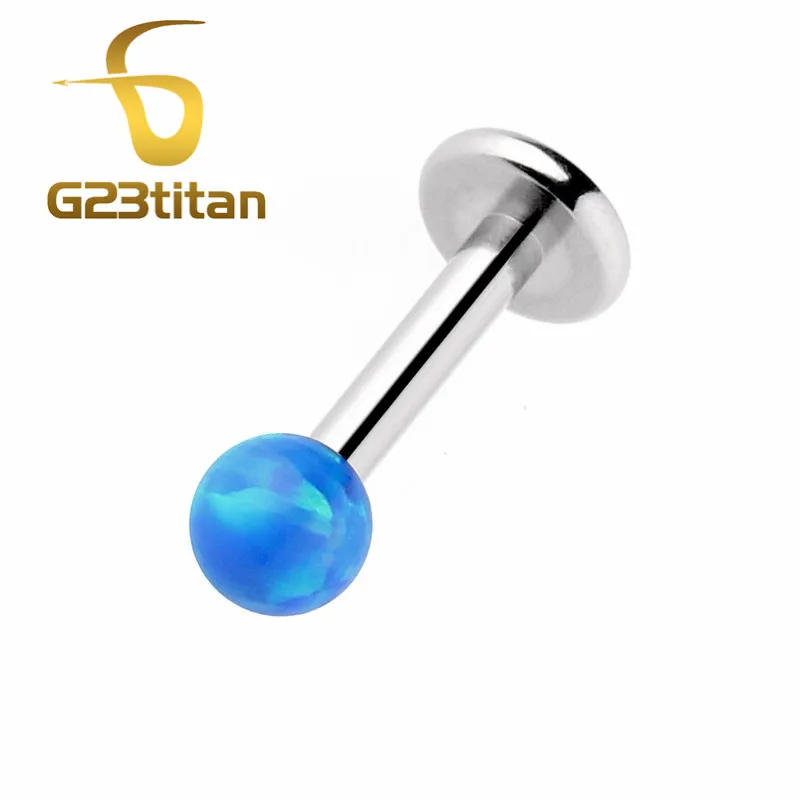 G23titan Navy Blue Opal Labret 1.2mm Internally Threaded Labrets Titanium Opals Stone Studs for Ear Lip Body Piercing Jewelry
G23titan Navy Blue Opal Labret 1.2mm Internally Threaded Labrets Titanium Opals Stone Studs for Ear Lip Body Piercing Jewelry