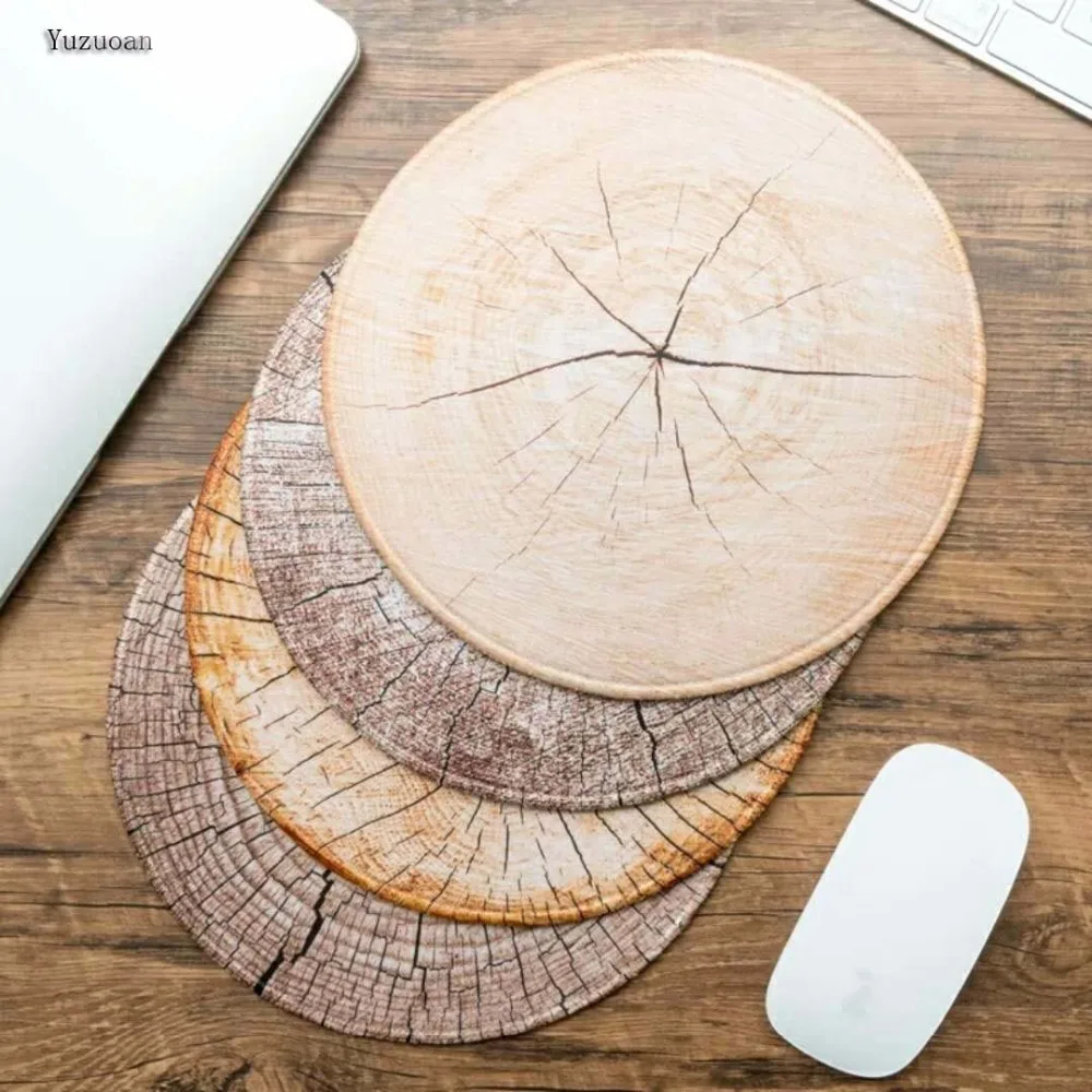 Yuzuoan Personality Creative Retro Wood Grain Ring Computer Gaming Mouse Pad Thickening Locking Office Games Home Table mat
Yuzuoan Personality Creative Retro Wood Grain Ring Computer Gaming Mouse Pad Thickening Locking Office Games Home Table mat