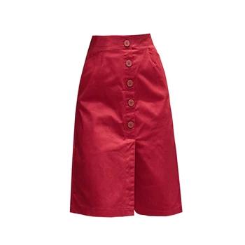 Button Skirt Women Summer Preppy Style Fashion Solid Color Elastic High Waist Faldas Irregular Split Tulle A Linen Midi Skirt
Button Skirt Women Summer Preppy Style Fashion Solid Color Elastic High Waist Faldas Irregular Split Tulle A Linen Midi Skirt