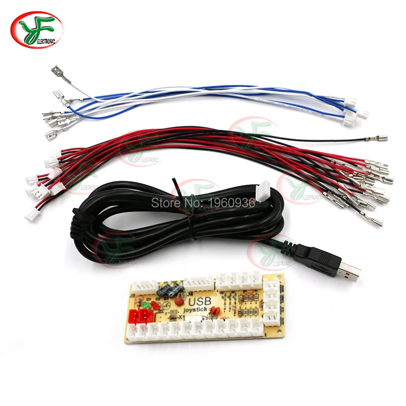 1PC Zero Delay Arcade Game USB Encoder joystick controller with 5Pin Sanwa wires for MAME PC Fighting game fit SANWA buttons
1PC Zero Delay Arcade Game USB Encoder joystick controller with 5Pin Sanwa wires for MAME PC Fighting game fit SANWA buttons