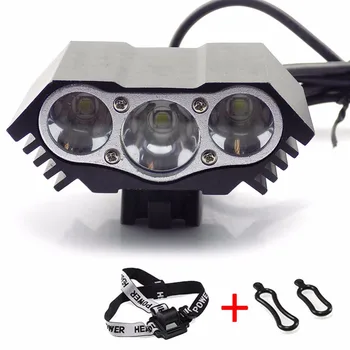 2 way Waterproof USB power port T6*3 Led Headlight Bicycle Riding lanterna Light Usb Bike Lights Lamp Frontal HeadLamp 3 Mode
2 way Waterproof USB power port T6*3 Led Headlight Bicycle Riding lanterna Light Usb Bike Lights Lamp Frontal HeadLamp 3 Mode