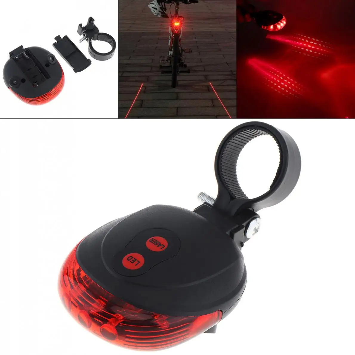 Bicycle Taillights Waterproof Gypsophila Paniculata Laser Projection + 5 LED Flashing Tail Rear Cycling Safety Warning Light
Bicycle Taillights Waterproof Gypsophila Paniculata Laser Projection + 5 LED Flashing Tail Rear Cycling Safety Warning Light