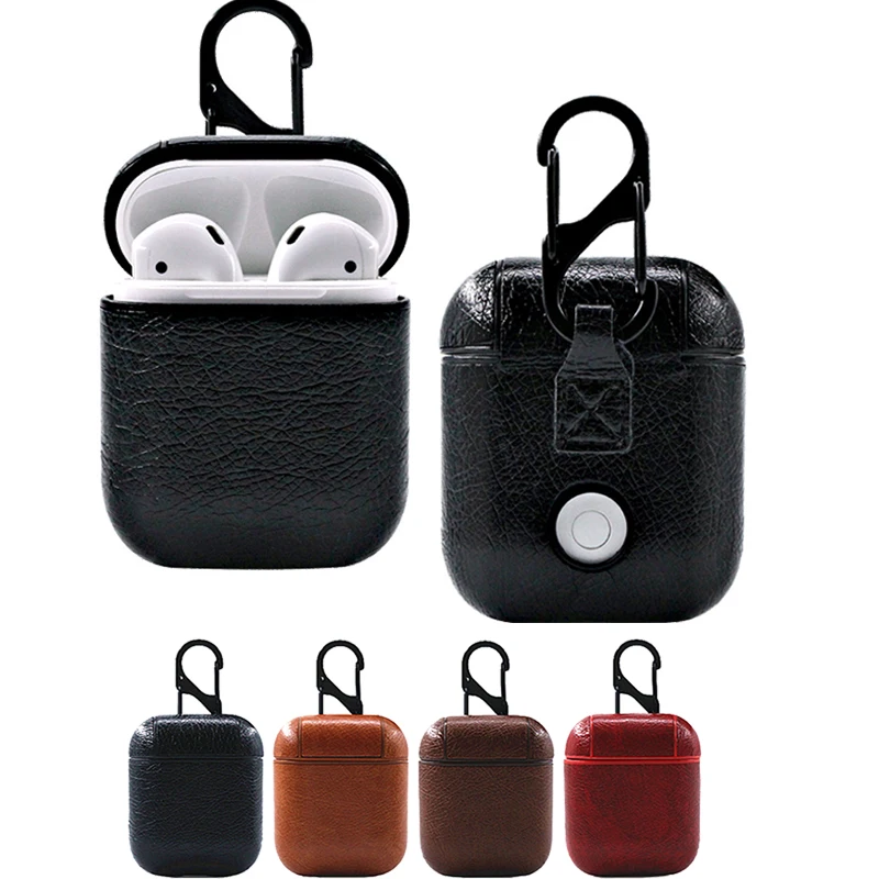 PU Leather Earphone Case For Apple Airpods Strap Genuine with Buttons Headphone Luxury Case Earphone Accessories Air pods
PU Leather Earphone Case For Apple Airpods Strap Genuine with Buttons Headphone Luxury Case Earphone Accessories Air pods