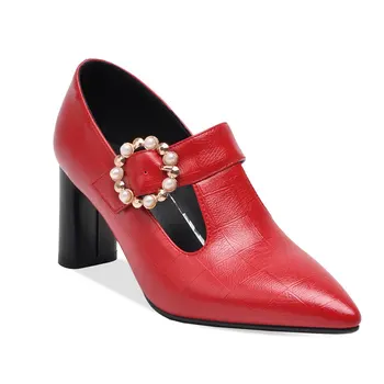 Autumn fashion pointed shoes early 2019 new thick with high with a single shoe size code 33-4300
Autumn fashion pointed shoes early 2019 new thick with high with a single shoe size code 33-4300
