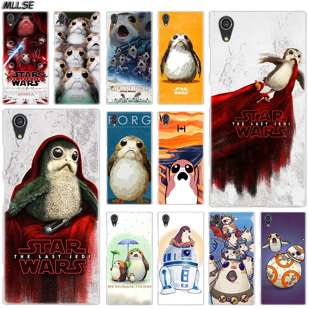 

MLLSE Star Wars The Last Jedi Porgs Fashion Case Cover for Sony Xperia X XA XA1 XA2 Plus XA3 XZ XZ1 XZ2 XZ3 XZ4 Compact L1 L2 L3