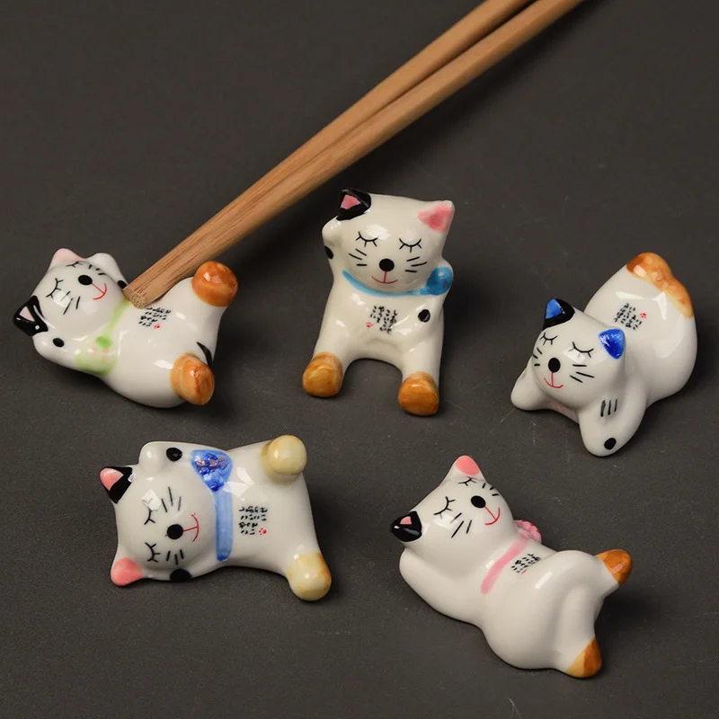 Table Products Cat Chopsticks Rack 5 Mixed Chopsticks Holder Mat Chopsticks Care Fashion Kitchen Tableware
Table Products Cat Chopsticks Rack 5 Mixed Chopsticks Holder Mat Chopsticks Care Fashion Kitchen Tableware