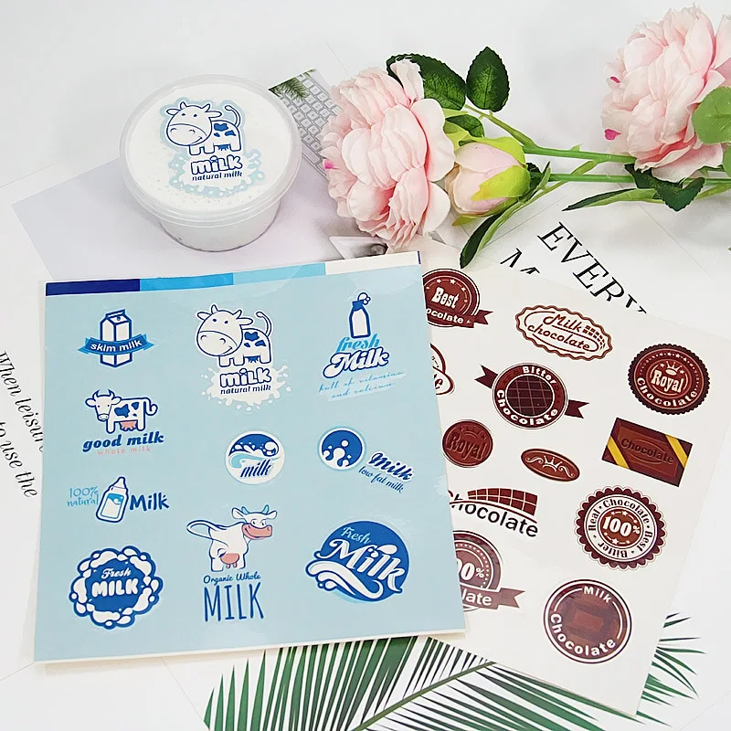 10 Pcs Cute Milk Chocolate Slime Sticker Containers Box Storage Sticker DIY Slime Supplies Accessories Tools Bottle Decoration
10 Pcs Cute Milk Chocolate Slime Sticker Containers Box Storage Sticker DIY Slime Supplies Accessories Tools Bottle Decoration