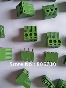 Plug-in Terminal Block 5.08mm Pitch 2P Male+Female 300V,price is for 50pairs 2P, other Pin, pls USD0.088*X*50Pair
Plug-in Terminal Block 5.08mm Pitch 2P Male+Female 300V,price is for 50pairs 2P, other Pin, pls USD0.088*X*50Pair