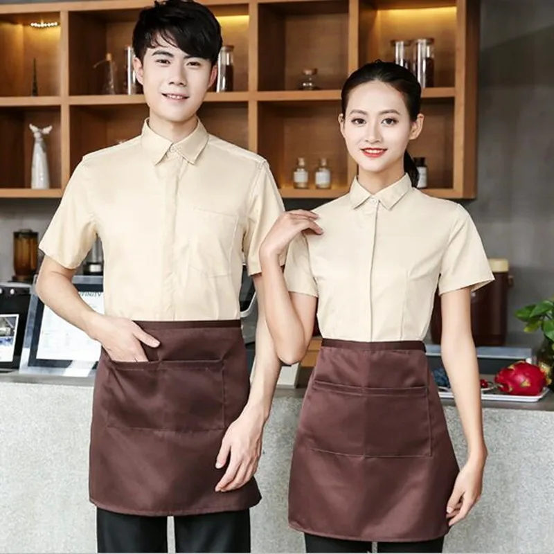 Костюм официантки Hot Pot Shop H2285, жакет с коротким рукавом для кафе/столовой, униформа для магазинов фаст-фуда, для ресторанов и официантов, рабочая одежда
Костюм официантки Hot Pot Shop H2285, жакет с коротким рукавом для кафе/столовой, униформа для магазинов фаст-фуда, для ресторанов и официантов, рабочая одежда