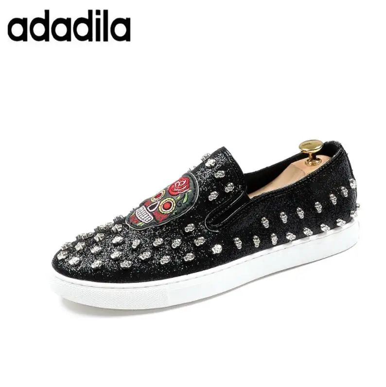 Men Trendy Studded Rivet skull Casual platform Flats Shoes Male Wedding Moccasins Loafers Sapato Social Masculino
Men Trendy Studded Rivet skull Casual platform Flats Shoes Male Wedding Moccasins Loafers Sapato Social Masculino