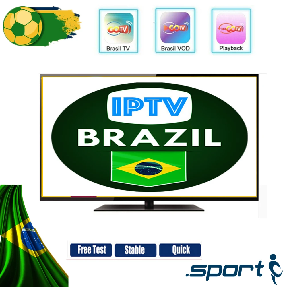 Free Azamerica Brazil IPTV with 1/3/6/12 IPTV Subscription Support free test IPTV Account IPTV Brasil with live TV VOD Playback
Free Azamerica Brazil IPTV with 1/3/6/12 IPTV Subscription Support free test IPTV Account IPTV Brasil with live TV VOD Playback