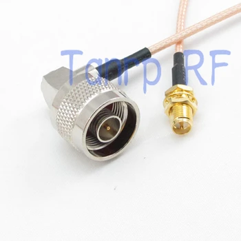 1PCS RG316 extension cable 3feet N male right angle to RP SMA female jack RF adapter connector 1M Pigtail coaxial jumper cable
1PCS RG316 extension cable 3feet N male right angle to RP SMA female jack RF adapter connector 1M Pigtail coaxial jumper cable