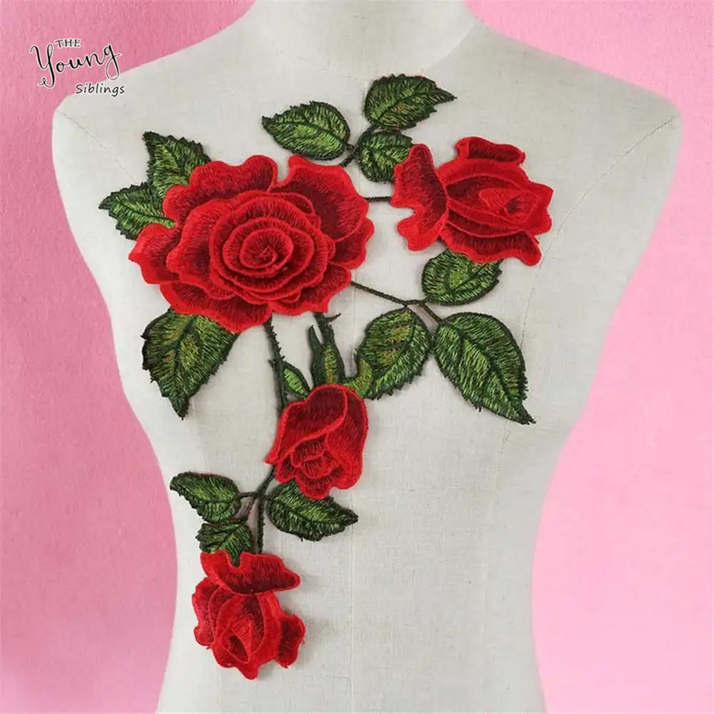 Exquisite Red rose Flowers Embroidery Lace Necklines Neck Applique lace collar Diy Clothes Sewing Supplies Craft Accessories
Exquisite Red rose Flowers Embroidery Lace Necklines Neck Applique lace collar Diy Clothes Sewing Supplies Craft Accessories