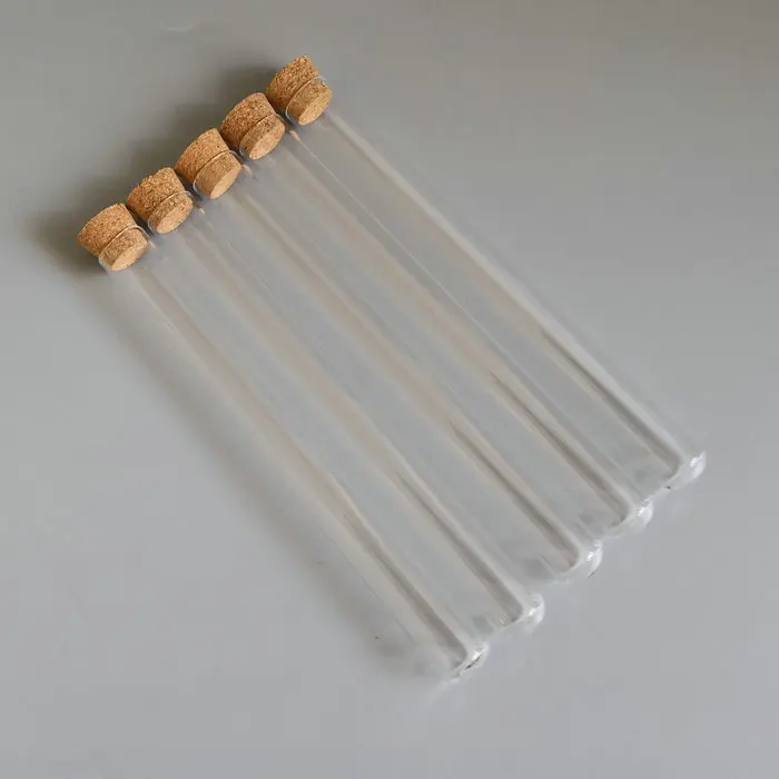 50pcs 15x150mm Transparent Clear Glass Test Tube With Cork Test Tube Vial Lab Glassware for Laboratory Experiment
50pcs 15x150mm Transparent Clear Glass Test Tube With Cork Test Tube Vial Lab Glassware for Laboratory Experiment